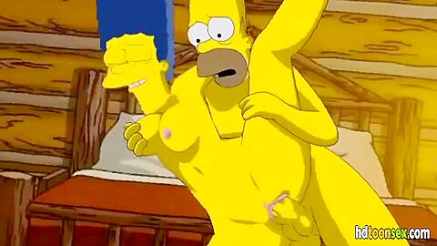 Cartoon Xxx With Homer Fucking Marge From The Simpsons Movie